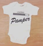 Babyrompertje korte mouw – geborduurd met naam of logo